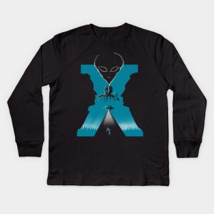 x files Kids Long Sleeve T-Shirt
